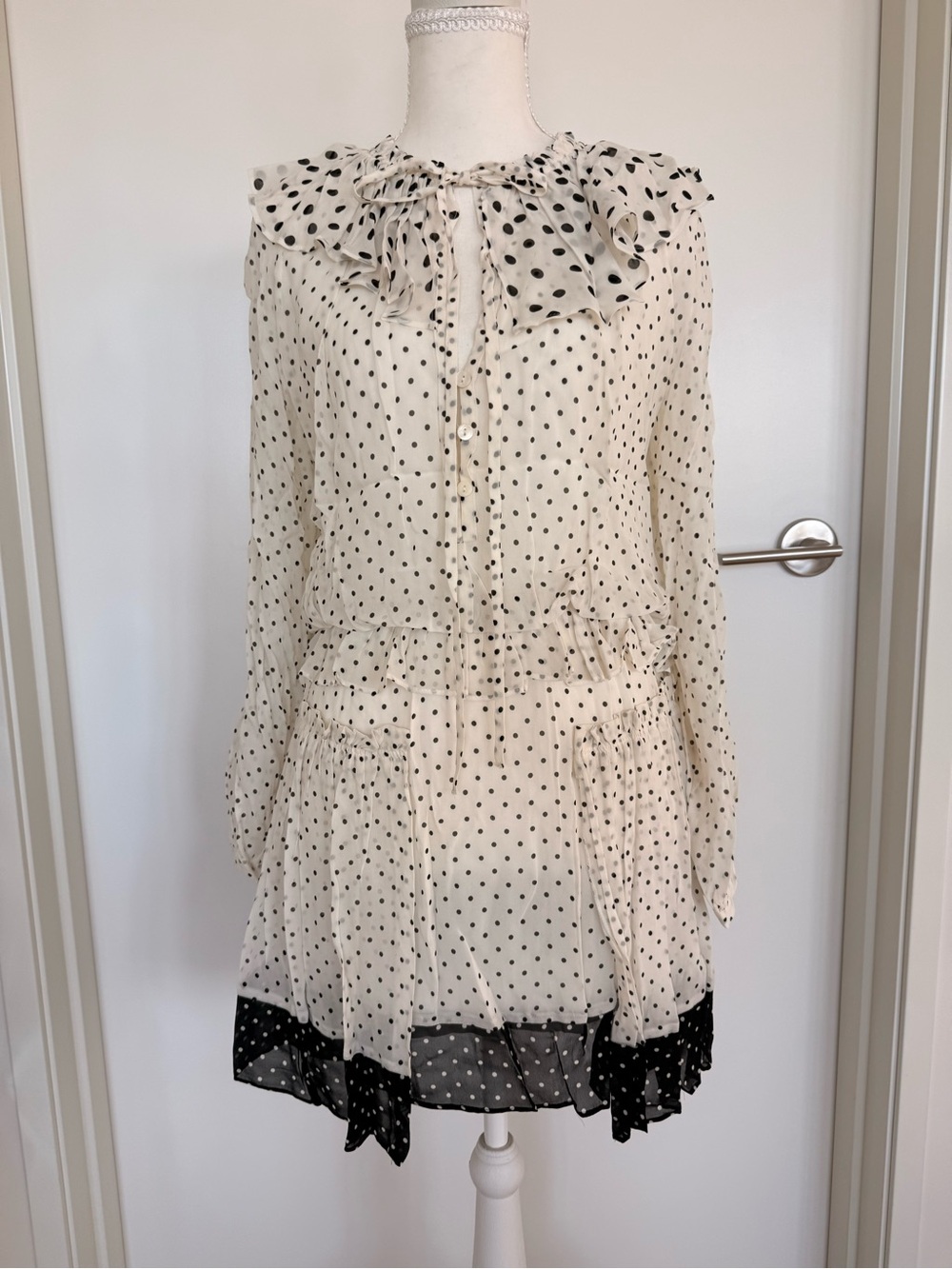Limited edition Ivory Polka Dot Retro dress